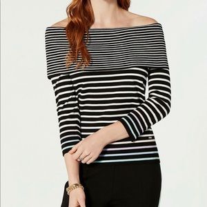 Tommy Hilfiger Off The Shoulder Sweater